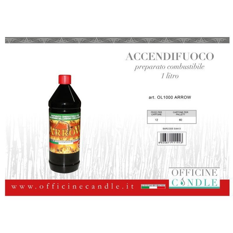 Officine candle Accendifuoco liquido Fiamma preparato combustibile ...