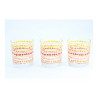 Cerve Set 6 bicchieri Cerve in vetro da 220 cc Bicchiere Colorati p...