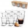 Cerve 12 Bicchierini in vetro liquore amaro caffè bicchieri bar fes...