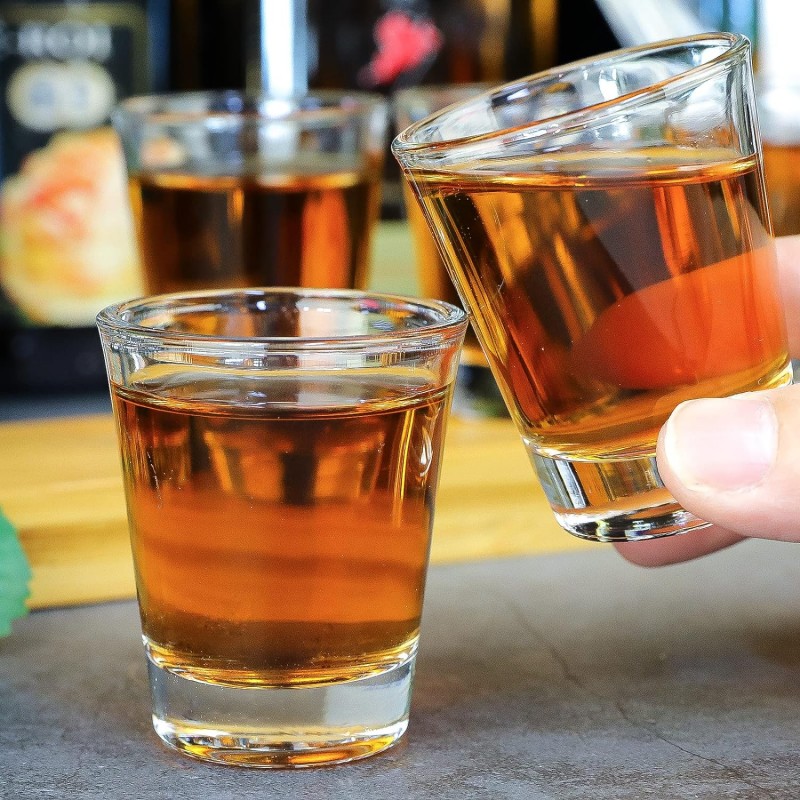 Cerve 12 Bicchierini in vetro liquore amaro caffè bicchieri bar fes...