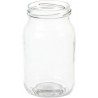 Cerve 4x Bicchiere Barattolo Tappo con Foro e Cannuccia 450 ml per ...