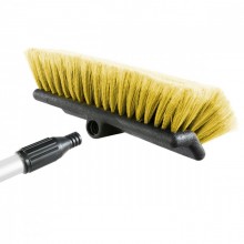 Spazzola scopa per pulizia lavaggio spazzolone telescopico auto camper camion