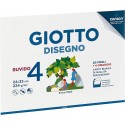 Album da disegno Giotto Disegno 4 224 g - 24x33 cm ruvido 24 fogli 583400