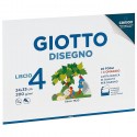 Album da disegno Giotto Disegno 4 200 g - 24x33 cm liscio 24 fogli 583500