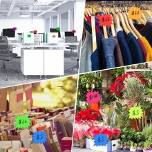 120 Segnaprezzi cartoncini Segna Prezzi Promozione cartellini 13x9cm assortiti