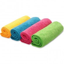 Vileda Microfibre Colors 8 Panni XL Lavabili in Lavatrice Riutilizzabili 36x34cm
