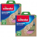 Panni multiuso in microfibra riciclata 100% 2 CONFEZIONI da 3 pezzi  ECO Vileda