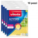 10 pezzi Vileda ACTIFIBRE Vetri e Finestre Panno in microfibra giallo 32x36 cm