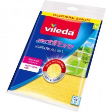 10 pezzi Vileda ACTIFIBRE Vetri e Finestre Panno in microfibra giallo 32x36 cm