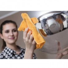 Vileda Microfibra Colors 9 Panni Lavabili in Lavatrice Riutilizzabili 30x30 cm