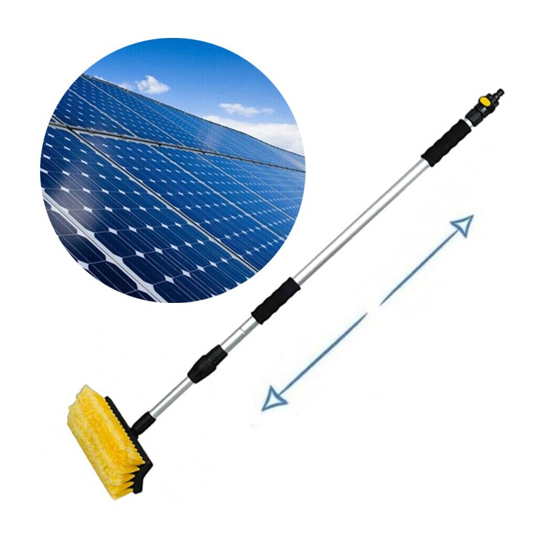 Spazzola Pannelli Fotovoltaici Solari per Pulizia Lavaggio Lavare Uv spazzolone