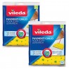 Vileda Panno giallo per pulizia pavimenti 4 pezzi 30% Microfibra Vi...