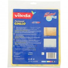 Panno giallo per pulizia pavimenti 4 pezzi 30% Microfibra Vileda 59 x 50 cm