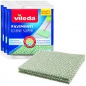 VILEDA Panno pavimenti Igiene super 9 panni da CM.50X45 riutilizzabili lavabili