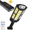 Hongu 4x Lampione faretto LED solare sensore movimento faro esterno...
