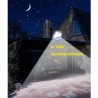 Hongu 4x Lampione faretto LED solare sensore movimento faro esterno...