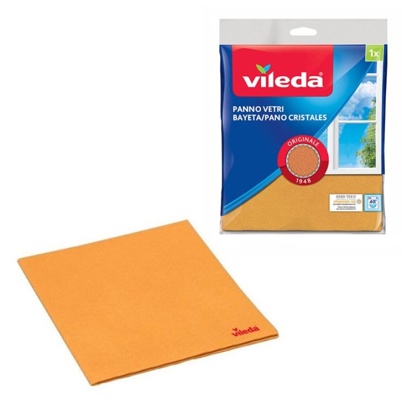 Vileda 6 pezzi VILEDA Panno Vetri e Finestre cristalli Pannovetri N...