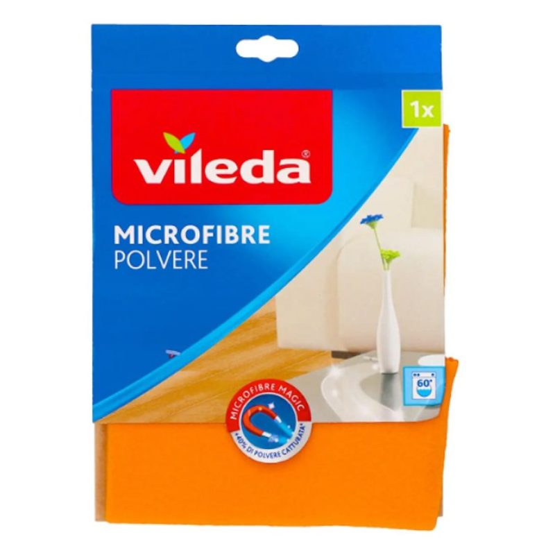 Vileda 6pz VILEDA Panno microfibre cattura polvere 40 x 30 cm micro...