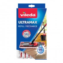 Vileda revolution 2in1 panno ricambio mocio in microfibra 3 PEZZI Nuovo