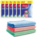 Vileda panno in microfibra Ultra Fresh multiuso 2+1 - 6 Confezioni lavabile