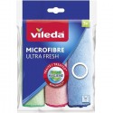 Vileda panno in microfibra Ultra Fresh multiuso 2+1 - 6 Confezioni lavabile