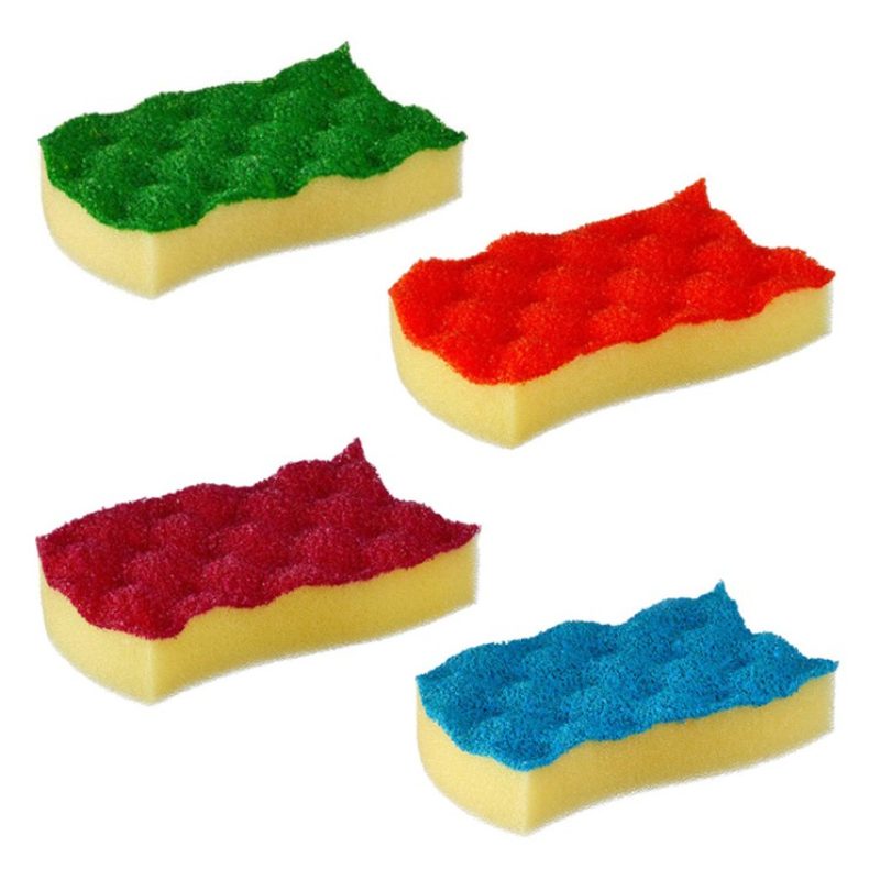 Vileda 24 Spugna Vileda Ondattiva Colors da cucina antigraffio colo...
