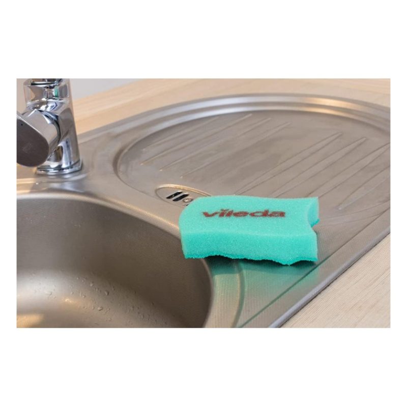 Vileda 18 Spugna Vileda Ondattiva Milleusi da cucina antigraffio bi...