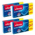 12 Spugne Vileda Ultra Fresh antigraffio Spugna da Cucina Blu piatti bicchieri
