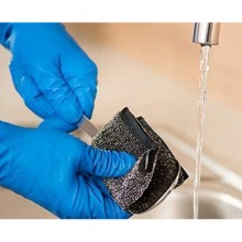 VILEDA PowerInox Glitzi Spugna Paglietta Abrasiva Ruggine Incrostazioni 8 PEZZI