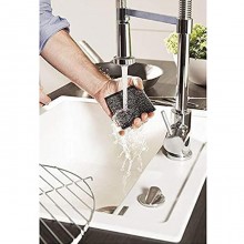 VILEDA PowerInox Glitzi Spugna Paglietta Abrasiva Ruggine Incrostazioni 8 PEZZI