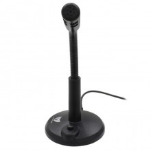 Microfono flessibile cablato Plug & Play 3,5mm da tavolo Studio PC conferenze
