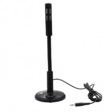 Microfono flessibile cablato Plug & Play 3,5mm da tavolo Studio PC conferenze