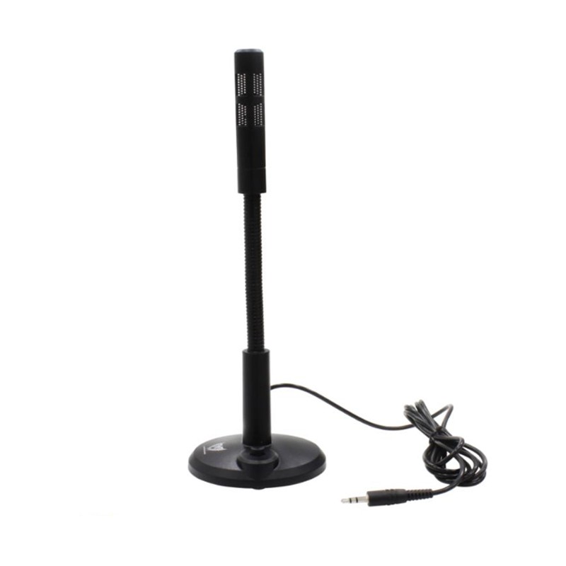 Hongu Microfono flessibile cablato Plug & Play 3,5mm da tavolo Stud...