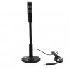 Hongu Microfono flessibile cablato Plug & Play 3,5mm da tavolo Stud...
