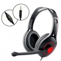 Cuffie da gaming con microfono gioco per PC Jack 3,5 mm con cavo console gamer