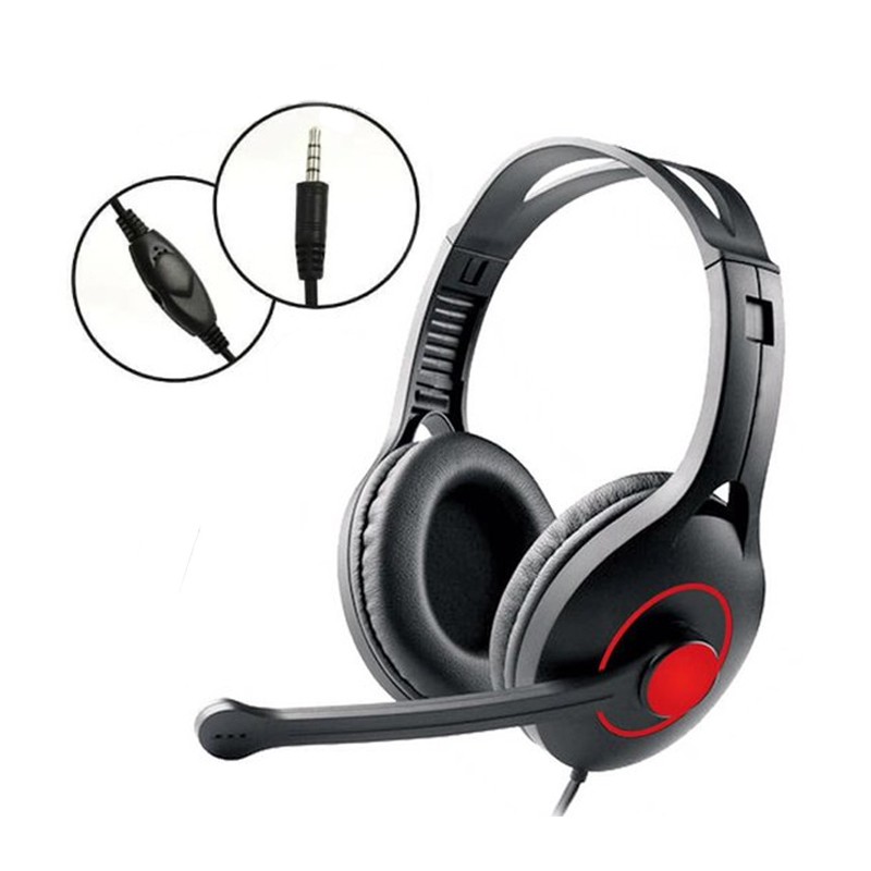 Cuffie da gaming con microfono gioco per PC Jack 3,5 mm con cavo console gamer