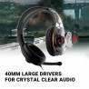 Kubite Cuffie da gaming con microfono gioco per PC Jack 3,5 mm con ...