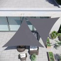 Vela triangolare tenda tendone ombreggiante telo sole ombra giardino parasole 5 metri