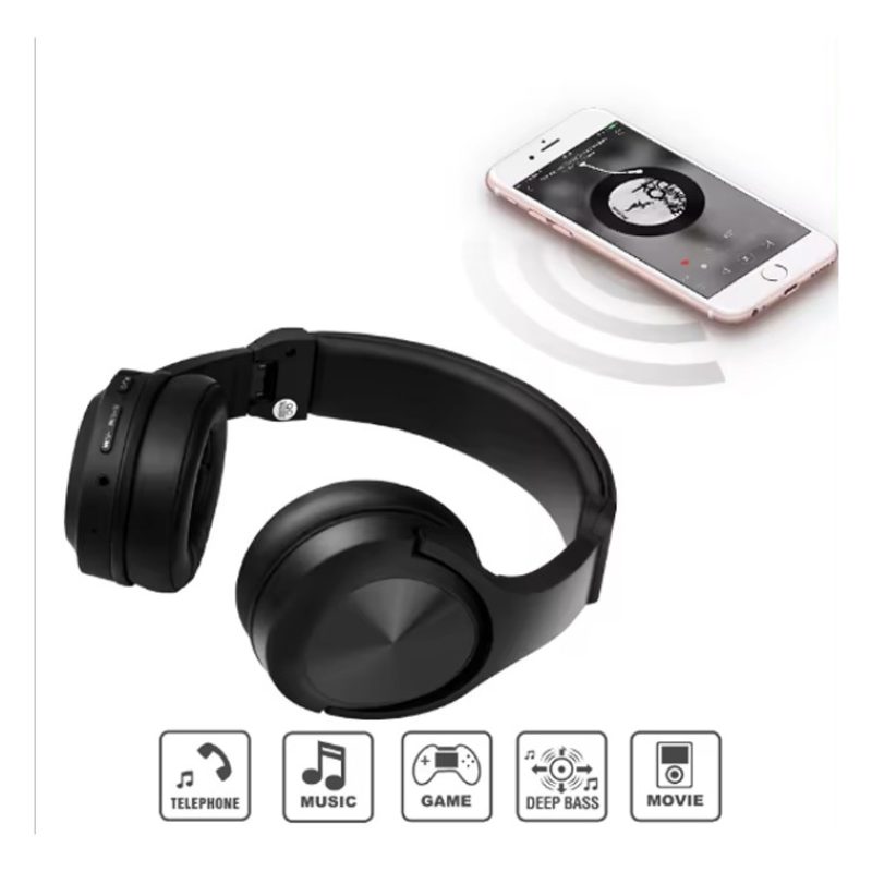 OneDer Cuffie Bluetooth 5.0 Wireless senza fili radio FM TF Smartph...