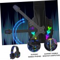 Cuffie gaming con filo LED RGB microfono omnidirezionale console computer GM303