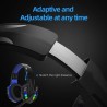 Hongu Cuffie gaming con filo LED RGB microfono omnidirezionale cons...