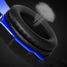 Hongu Cuffie gaming con filo LED RGB microfono omnidirezionale cons...
