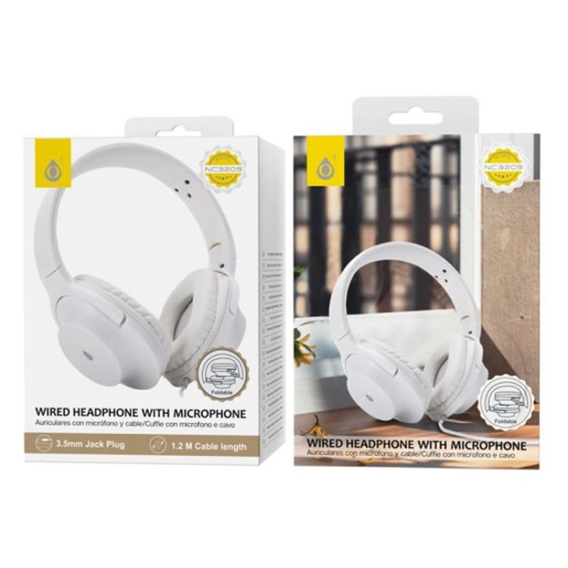 OnePlus Cuffie Sovraurali con microfono bianco Auricolari cablate j...