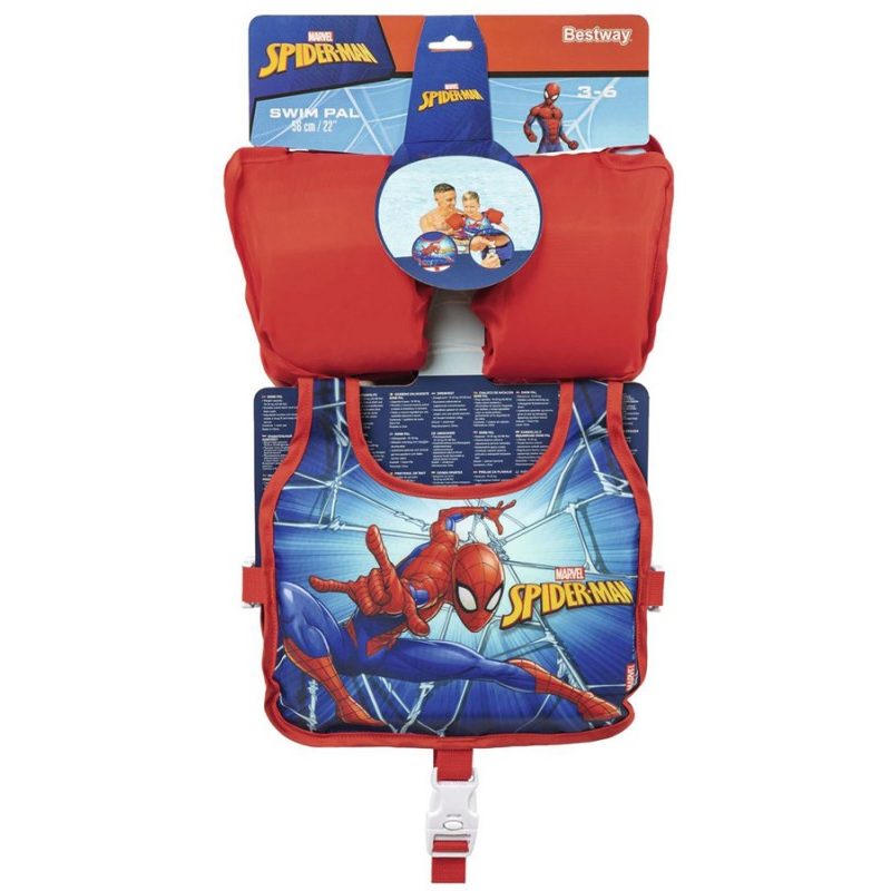 Bestway Giubbotto Di Salvataggio Braccioli Spiderman per Bambini ga...