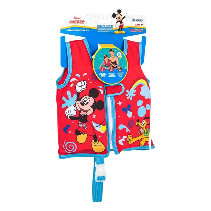 Giubbotto di salvataggio per bambini salvagente Mickey Mouse Topoli...