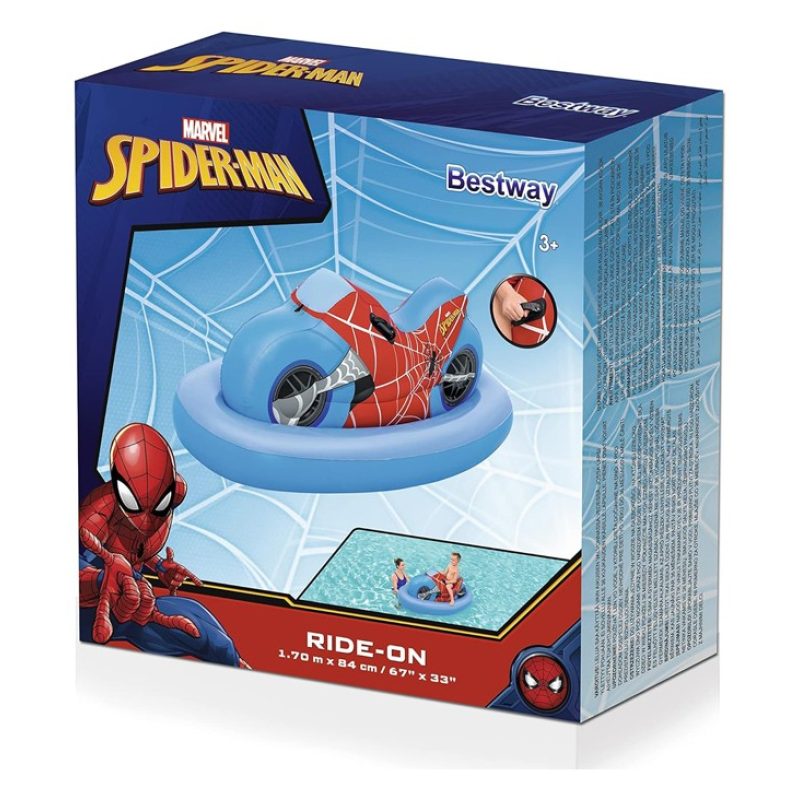 Bestway Moto Gonfiabile Cavalcabile di Spider-man Bambini Mare for ...