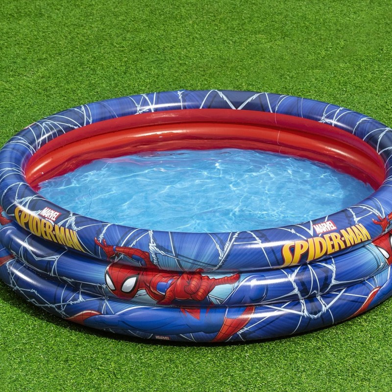 Bestway Piscina gonfiabile bambini Spiderman tonda 122x30 cm Marvel...