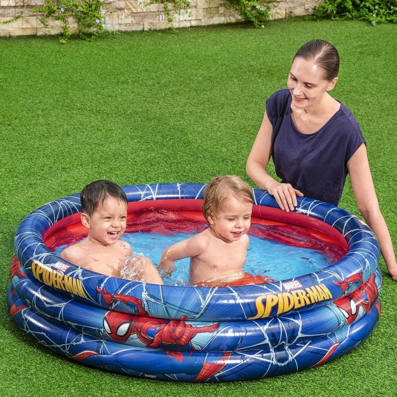 Bestway Piscina gonfiabile bambini Spiderman tonda 122x30 cm Marvel...