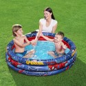 Piscina gonfiabile bambini Spiderman tonda 122x30 cm Marvel Piscina Mare estate