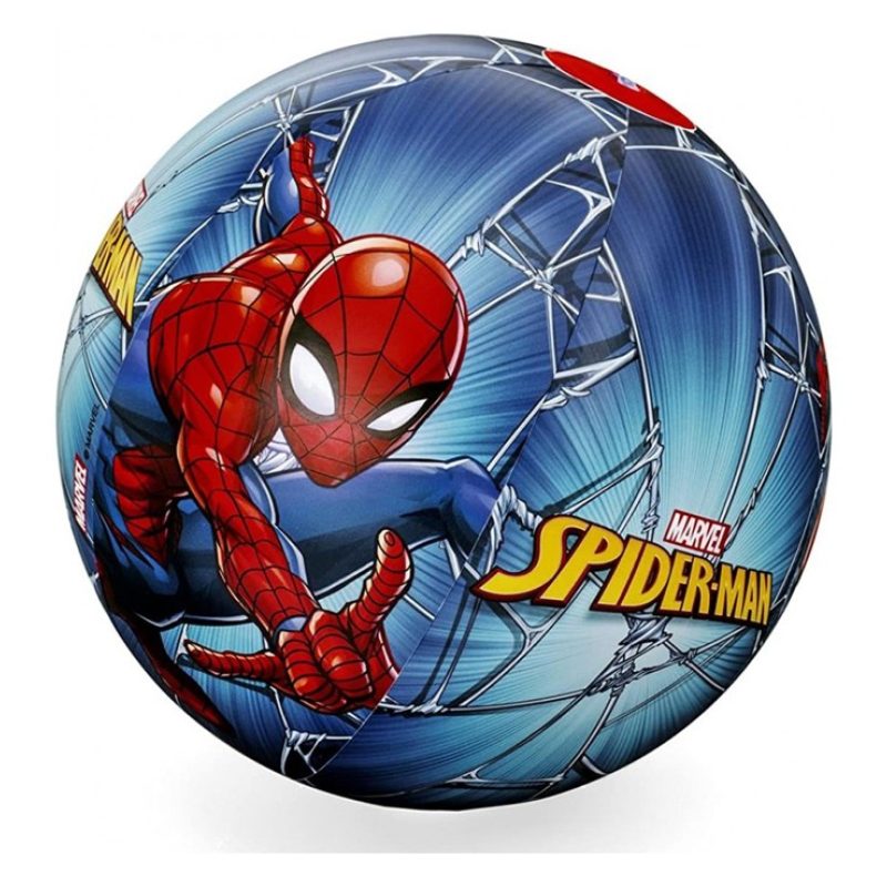 Bestway Palla Pallone Gonfiabile Spider-Man 51cm Bambini Mare Pisci...
